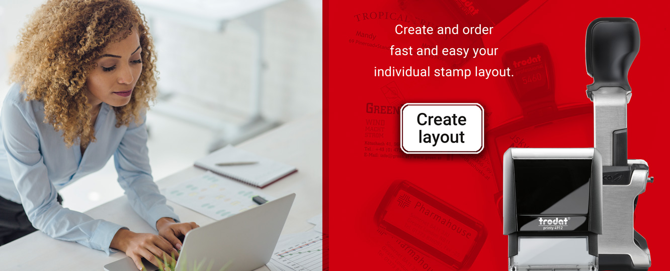 Four Easy Steps to Express Order Your Custom Stamp! Get Started Below.